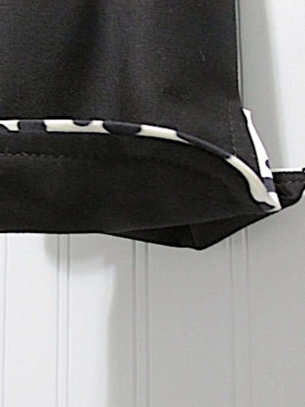 ESCADA Black White Piping Fitted Blazer, Size EU38